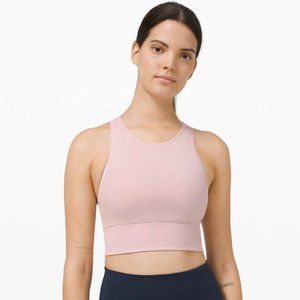 LULULEMON pink Ebb to Train bra